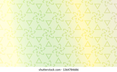 Design pattern with abstract modern ornament. Triangles style. Vector illustration. Gradient color.