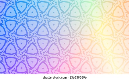 Design pattern with abstract modern ornament. Triangles style. Vector illustration. Gradient color.