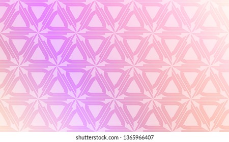Design pattern with abstract modern ornament. Triangles style. Vector illustration. Gradient color.