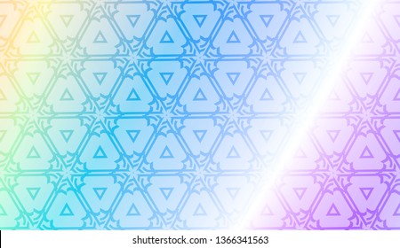 Design pattern with abstract modern ornament. Triangles style. Vector illustration. Gradient color.