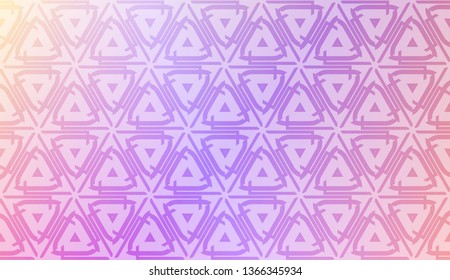 Design pattern with abstract modern ornament. Triangles style. Vector illustration. Gradient color.