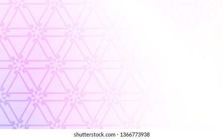 Design pattern with abstract modern ornament. Triangles style. Vector illustration. Gradient color.