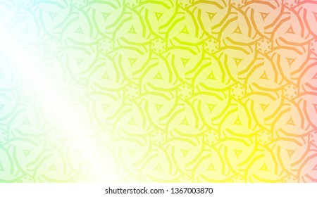 Design pattern with abstract modern ornament. Triangles style. Vector illustration. Gradient color.