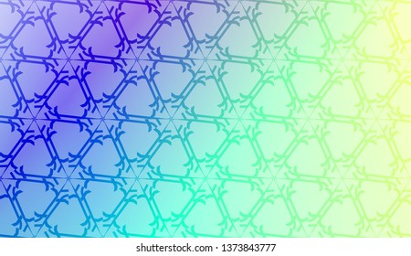 Design pattern with abstract modern ornament. Triangles style. Vector illustration. Gradient color.