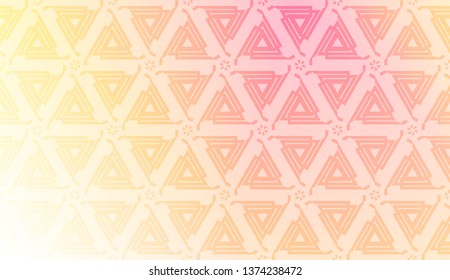 Design pattern with abstract modern ornament. Triangles style. Vector illustration. Gradient color.