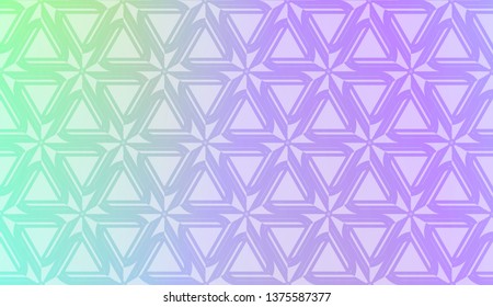 Design pattern with abstract modern ornament. Triangles style. Vector illustration. Gradient color.