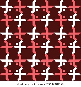 Design pattern abstract vector art of pinwheel