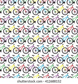 design pattern activity color bike background illustration