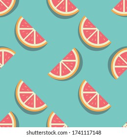 Design pattern based on grapefruit & orange.