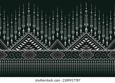 geometrisches Muster geometrischer Stamm, traditionell für Hintergrundhintergründe und Stoffmuster bedecken Innenleben und industrielle Textilien, Vektorgrafik-Design-Konzept,