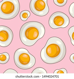 Design Pattern seamless egg Vector