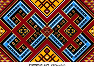 design pattern seamless geometric tribal traditional for background wallpaper and fabric pattern cover interior business and industrial textile, illustration vector drawing pattern design concept,