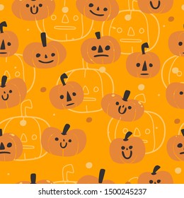 Design Pattern Seamless Halloween Cute