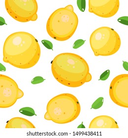 Design Pattern Seamless Tropical Fruits 