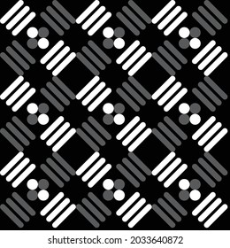 Design pattern vector of bamboo style from three lines
