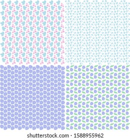 Design patterns in the form of herbal ornaments