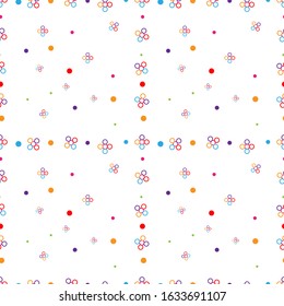 design patterns with various colorful circle shapes