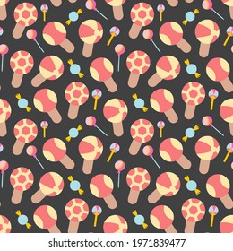 Design patterns with various colorful ice cream shapes