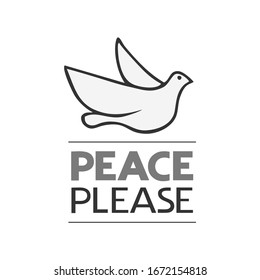 Design of peace please message