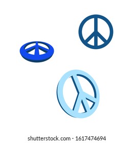 Design of Peace, vector design element. vector icon