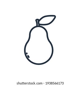 Pear Outline Images Stock Photos Vectors Shutterstock