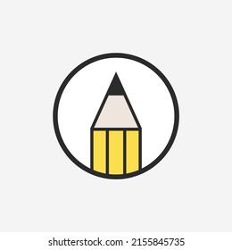 Design of pencil draw symbol