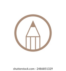 Design of pencil draw symbol