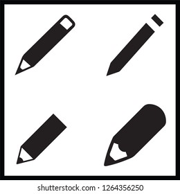 Design Pencil vector icon on white background