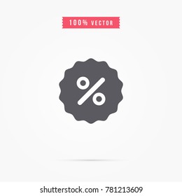 design of Percent icon