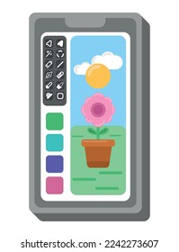design phone app icon isolated