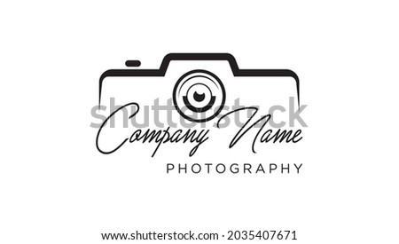 design photography Logo Design Camera vector icon template company name