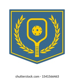 design of pickleball sport symbol