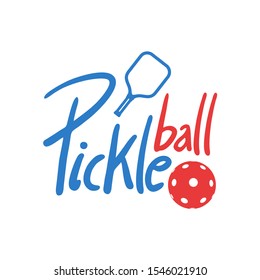 design of pickleball sport symbol