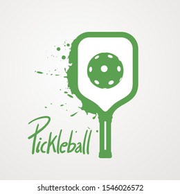 design of pickleball sport symbol