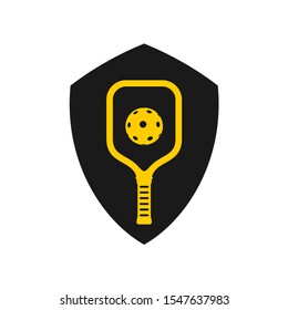 design of pickleball sport symbol