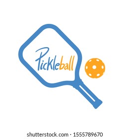 design of pickleball sport symbol