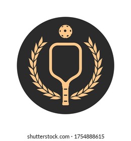 Design of pickleball sport symbol