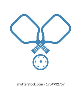 design of pickleball sport symbol