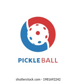 Design of pickleball sport symbol