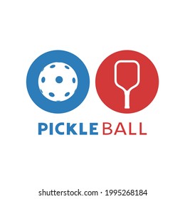 Design of pickleball sport symbol