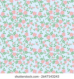 Projetar flores cor-de-rosa para decorar padrões, materiais, objetos, superfícies, têxteis, etc.