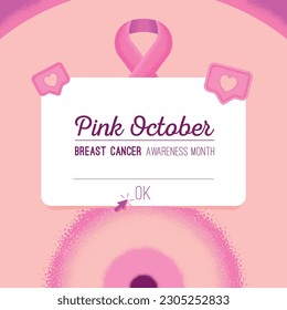 design for pink september in the fight against cancer