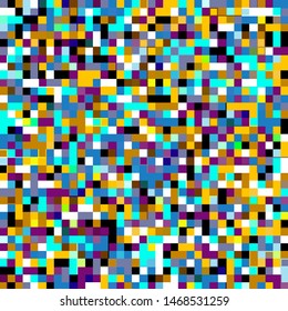 Design of pixel color art texture