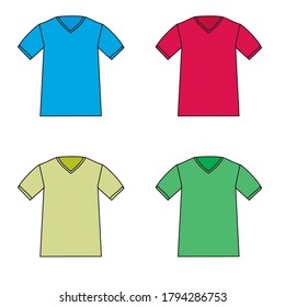 Design a plain t-shirt as an example