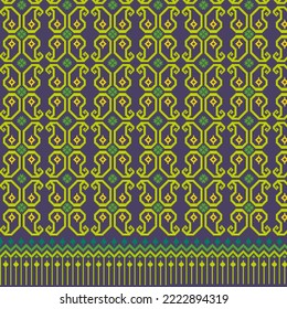 The design of plants (nature and flowers) inspires by antique Indian textile.