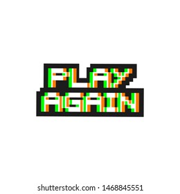 design of play again message