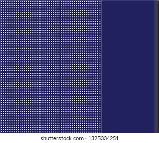 design with point on blue Background .