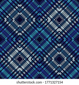 Design of the points. Geometry. Seamless pattern. Textile. Ethnic boho ornament. Vector illustration for web design or print.