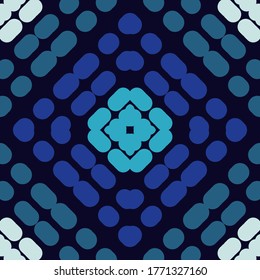 Design of the points. Geometry. Seamless pattern. Textile. Ethnic boho ornament. Vector illustration for web design or print.