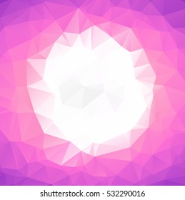 Design polygon multicolor blue and colorful geometric which consist of Creative mosaic style